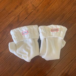 White Hunter Boot socks